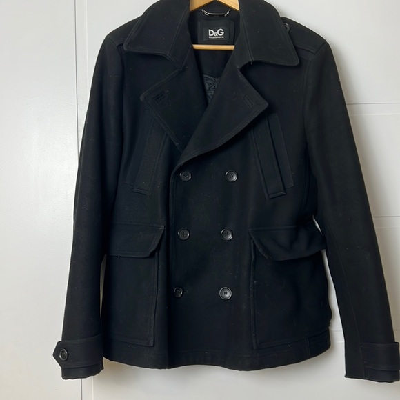 Dolce & Gabbana winter pea coat size 52 - Picture 1 of 11